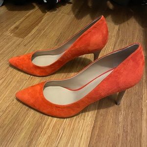 BCBC Generation Orange Suede Pumps